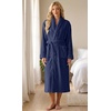 image:imagePrinStory Womens Robe Long Fluffy Fleece BathrobeNavy Blue