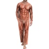 image:imageMens Pajama Set Long Sleeve Shirts and Pants Soft Comfy Pjs Print Sleepwear12 Fp Human Skin