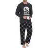image:imageMens Pajama Set Long Sleeve Shirts and Pants Soft Comfy Pjs Print Sleepwear14 Fp Dark Gray Wolf
