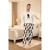 image:imageMens Pajama Set Long Sleeve Shirts and Pants Soft Comfy Pjs Print SleepwearFp Dw Khaki Ape Man