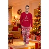 image:imageMens Pajama Set Long Sleeve Shirts and Pants Soft Comfy Pjs Print SleepwearFp Dw Red Elk