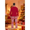 image:imageMens Pajama Set Long Sleeve Shirts and Pants Soft Comfy Pjs Print SleepwearFp Dw Red Elk