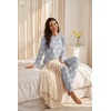 image:imagePrinStory Womens Pajamas Set Soft Long Sleeve Sleepwear S2XLFp Pink Star