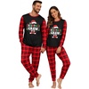 image:imagePrinStory Pajamas Set for Men amp Women Long Sleeve Soft Sleepwear S2XLFp Christmas Shoe Hat