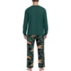 image:imageMens Pajamas Set Shirt and Pants Relaxed Fit Soft Fall Loungewear SleepwearBlack Panther