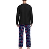 image:imageMens Pajamas Set Shirt and Pants Relaxed Fit Soft Fall Loungewear SleepwearBlue Christmas Sock