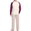 image:imageMens Pajamas Set Shirt and Pants Relaxed Fit Soft Fall Loungewear SleepwearCar Christmas Tree