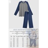 image:imageMens Pajamas Set Shirt and Pants Relaxed Fit Soft Fall Loungewear SleepwearChristmas Lights