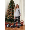 image:imageMens Pajamas Set Shirt and Pants Relaxed Fit Soft Fall Loungewear SleepwearChristmas Snowman