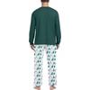 image:imageMens Pajamas Set Shirt and Pants Relaxed Fit Soft Fall Loungewear SleepwearWhite Pine Tree