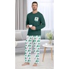 image:imageMens Pajamas Set Shirt and Pants Relaxed Fit Soft Fall Loungewear SleepwearWhite Pine Tree