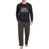 image:imageMens Pajamas Set Shirt and Pants Relaxed Fit Soft Fall Loungewear SleepwearChristmas Lights