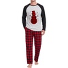 Red Plaid Snowman
