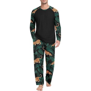 image:imageMens Pajamas Set Shirt and Pants Relaxed Fit Soft Fall Loungewear SleepwearFp Black Panther