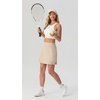 image:imagePrinStory 17 Womens Tennis Skirt High Waisted Athletic Skort XS3XLKhaki