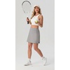 image:imagePrinStory 17 Womens Tennis Skirt High Waisted Athletic Skort XS3XLLight Gray