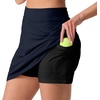 image:imagePrinStory 17 Womens Tennis Skirt High Waisted Athletic Skort XS3XLNavy Blue