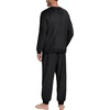 image:imagePrinStory Mens Pajamas Set Fleece Pjs Long Sleeve Soft Sleepwear S2XLBlack