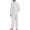 image:imagePrinStory Mens Pajamas Set Fleece Pjs Long Sleeve Soft Sleepwear S2XLGray Small Plaid