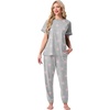 image:imagePrinStory Womens Pajama Sets Raglan Short Sleeve Top and Jogger Pants PjsFppink Star