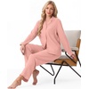 image:imagePrinStory Mens Pajamas Set Long Sleeve Button Down Sleepwear Pjs S2XL1light Pink