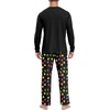 image:imageMens Pajama Set Long Sleeve Shirts and Pants Soft Comfy Pjs Print SleepwearBlack Lantern