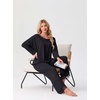 image:imagePrinStory Pajamas for Women Set 2 Piece Compy Fall PjsBlack