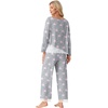 image:imagePrinStory Pajamas for Women Set 2 Piece Compy Fall PjsPink Star