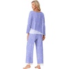 image:imagePrinStory Pajamas for Women Set 2 Piece Compy Fall PjsSpeckled Blue