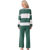 image:imagePrinStory Pajamas for Women Set Striped Pjs Set with PocketsFparmy Gn Apricot Sp