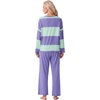 image:imagePrinStory Pajamas for Women Set Striped Pjs Set with PocketsFplight Green Pl Sp