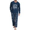 Dark Blue Snowflake