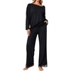 image:imagePrinStory Pajamas for Women Set 2 Piece Compy Fall PjsBlack