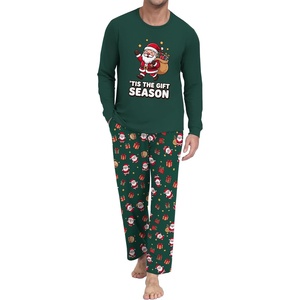 image:imageMens Pajama Set Long Sleeve Shirts and Pants Soft Comfy Pjs Print SleepwearGn Christmas Gift