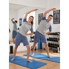 image:imageMens Pajamas Set Short Sleeve Raglan Shirts and Shorts Lounge Sleepwear01gray Blue