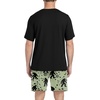 image:imageMens Pajamas Set Short Sleeve Raglan Shirts and Shorts Lounge SleepwearFp Apricot Ape Man