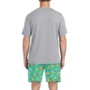 image:imageMens Pajamas Set Short Sleeve Raglan Shirts and Shorts Lounge SleepwearFp Blue Green Banana