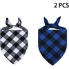 image:imagePrinStory Mens Pajama Sets Long Sleeve Sleepwear Pjs Soft Nightwear S2XLBlack Plaid Blue Plaid