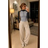 image:imageWomens Half Zip Mock Neck Thermal Tops Long Sleeve Crop T Shirts Fall 2026Black Light Gray