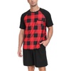 10-black Red Gird