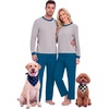 image:imagePrinStory Mens Pajama Sets Long Sleeve Sleepwear Pjs Soft Nightwear S2XLBlack Plaid Blue Plaid