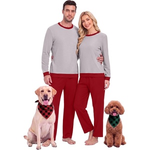 image:imagePrinStory Mens Pajama Sets Long Sleeve Sleepwear Pjs Soft Nightwear S2XLRed Plaidgreen Plaid